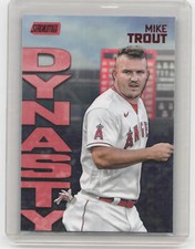 2022 Stadium Club #2A Mike Trout Dynasty and Destiny Red