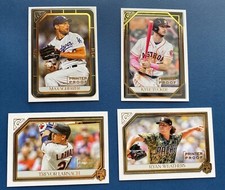 2021 TOPPS GALLERY BASEBALL LOT OF 4 PRINTER PROOF PARALLELS INCL 2 ROOKIES