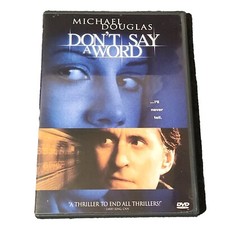 Don't Say a Word DVD, 2005 20th Century Fox Michael Douglas Brittany Murphy