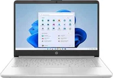 HP 14-fq0033dx 14" Laptop, AMD Ryzen 3, 8GB RAM, 128GB SSD, Windows 11 S