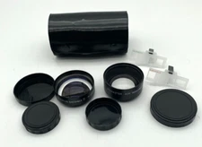 Lot of Lens Caps, Focus Distance, Promaster Aux Wideangle w/ Case