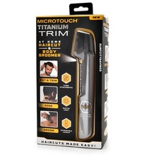 Micro Touch Titanium Trim At home haircut  body groomer NIB FAST FREE SHIPPING