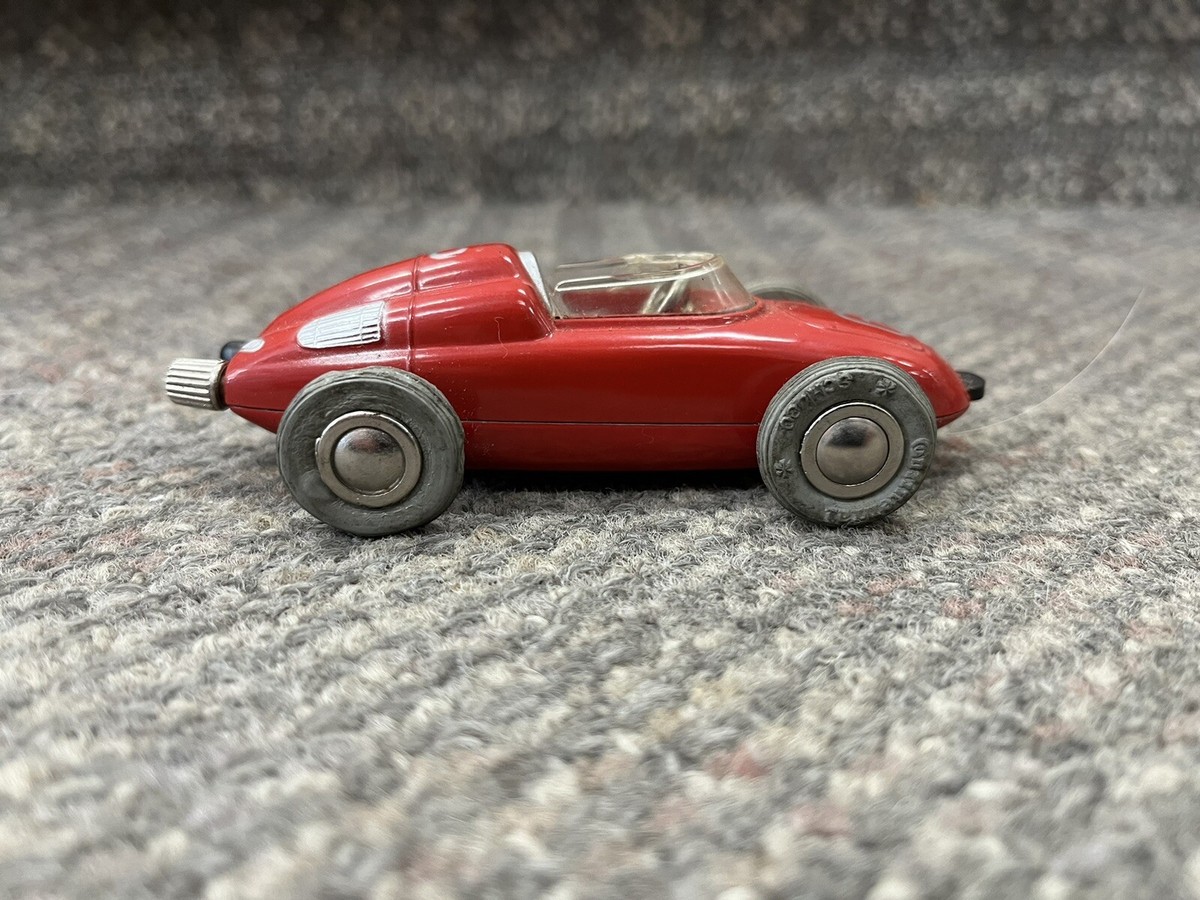 VINTAGE SCHUCO MICRO RACER 1037 PORSCHE WIND UP TOY CAR RED