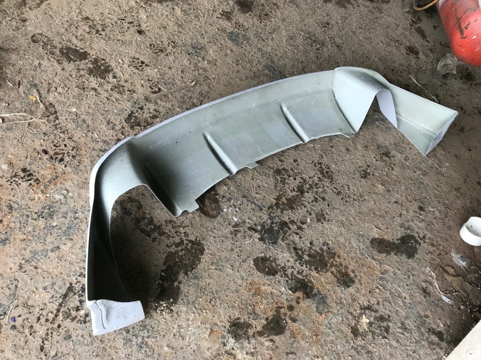 JDM rear bumper diffuser canard valance lip MS Mspeed for Mazda RX8 rx ...