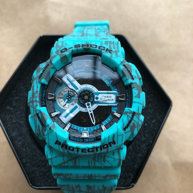 g shock green and orange