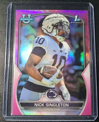 Nick Singleton - Bowman University Chrome 2022 - Penn State - 1st Bowman - Pink