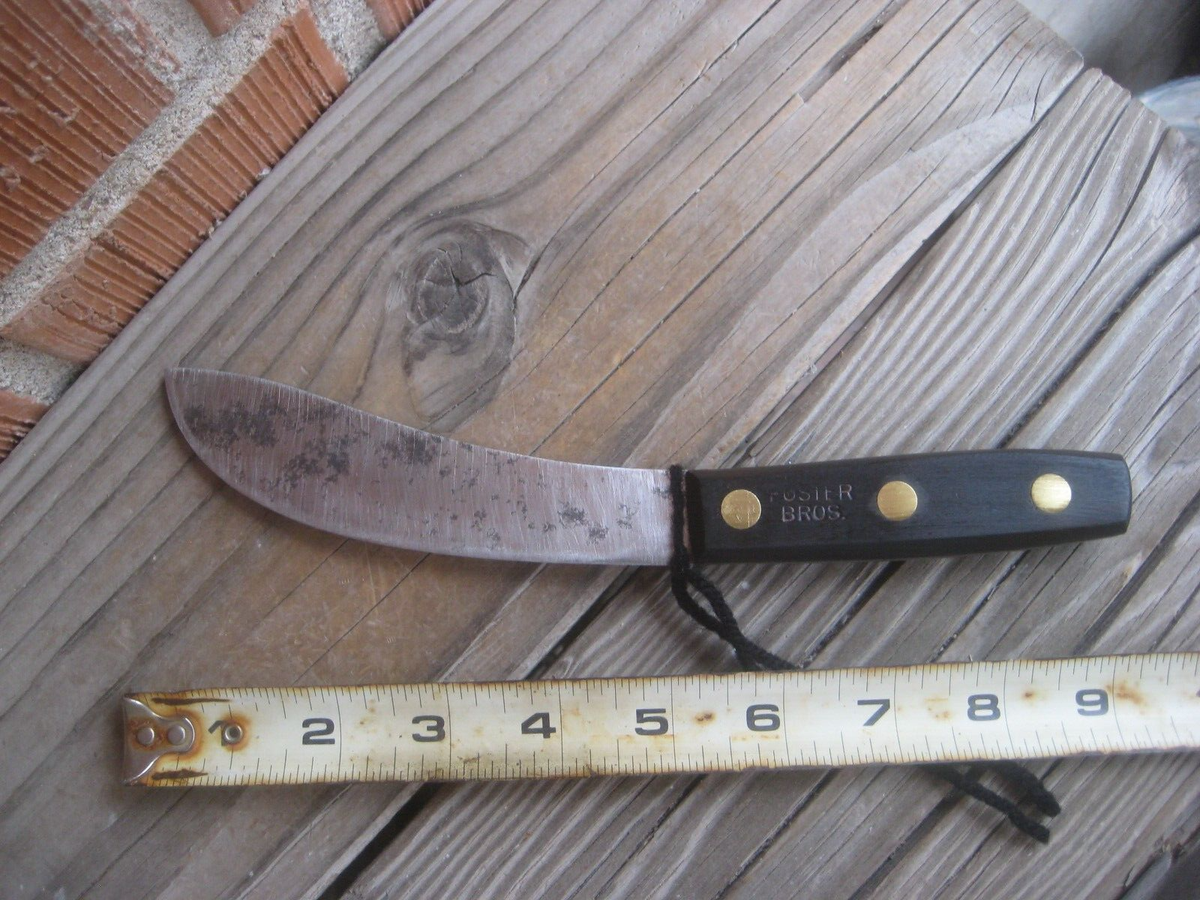 wccf      EX      フォスター Antique Vintage Foster Bros Gold Star Butcher Knife, Carbon