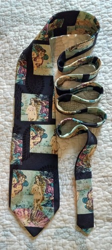 Vintage DEAUVILLE Botticelli The Birth of Venus Museum Collection Silk Tie