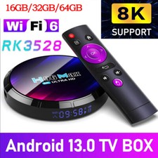2024 Upgraded H96 MAX Smart Android 13.0 TV Box Quad Core 8K HD Stream Player