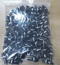 BAG of 100 Panel Mount Fuse Holder for 3AG fit 1/4 x 1 1/4'' Fuse AGC, GGC, 312 