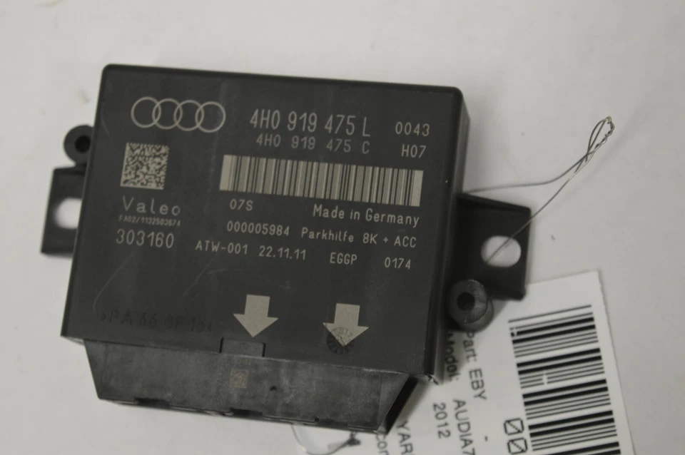 2012-2015 AUDI A7 S7 RS7 PARKING AID ASSIST CONTROL MODULE COMPUTER UNIT OEM — 第 3/4 张图片