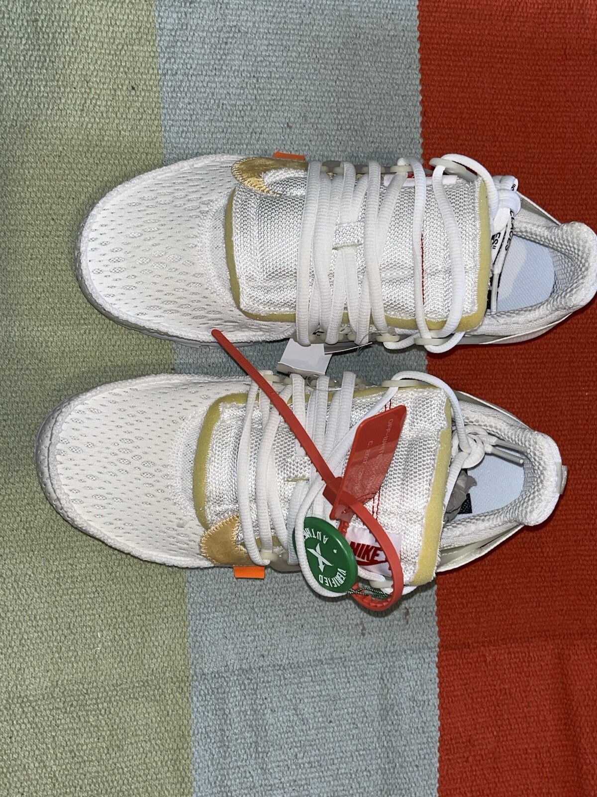 OFF WHITE X NIKE Nike x OFF WHITE White Air Presto Men's Size 7 AA3830 100