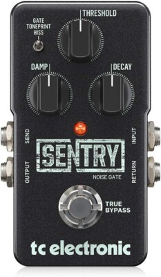 TC Electronic Sentry Noise Gate Guitar Pedal Built-In Tone Prints