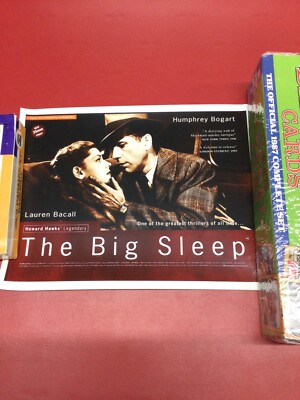 Humphrey Bogart Lauren Bacall The Big Sleep Movie Poster 14/11 in | eBay
