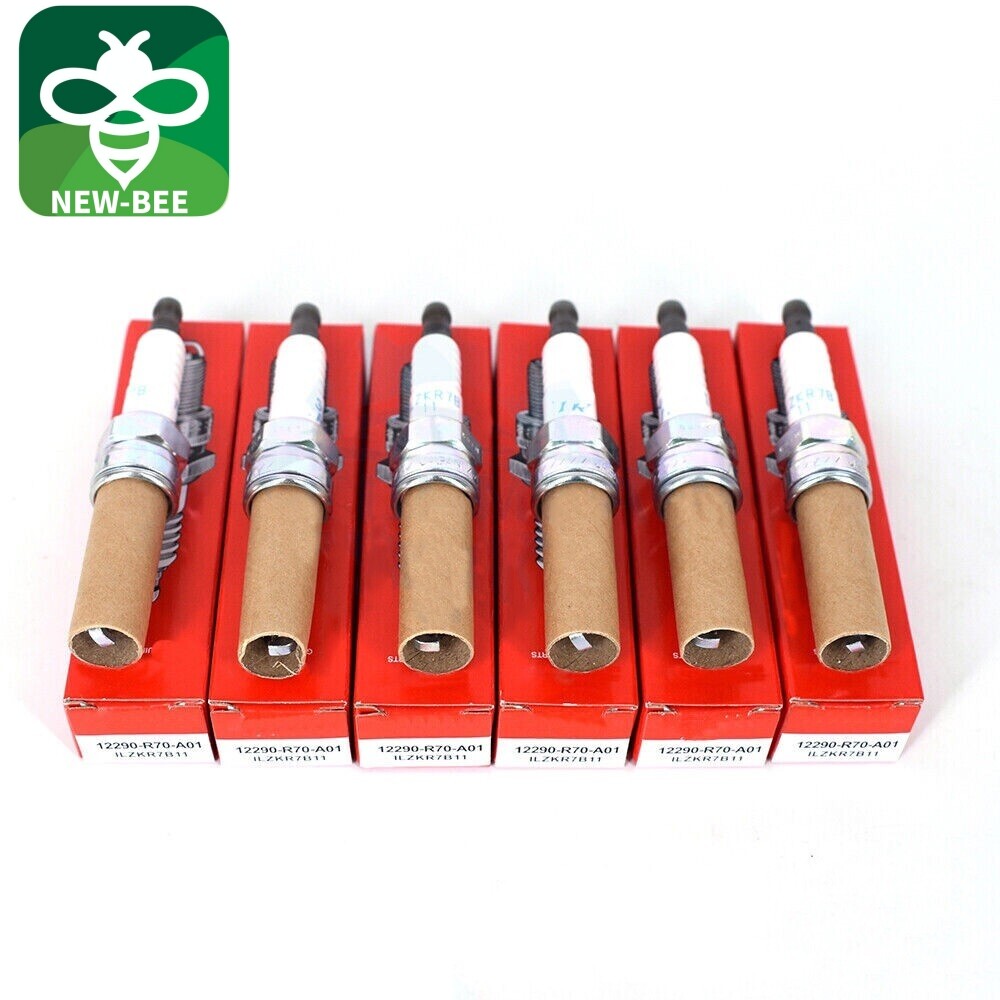 6Pcs Genuine ILZKR7B11 Iridium Spark Plugs for NGK Acura Honda RAM 12290-R70-A01