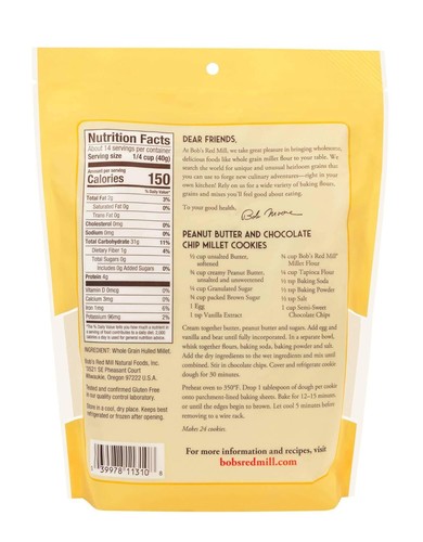 Bob'S Red Mill Et Flour Gluten Free 20 Oz Pack Of 1 - 第 3/3 張圖片