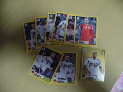 Panini Russia WM 2018 Kompletter Satz Mc Donald Sticker - Bild 1 von 2