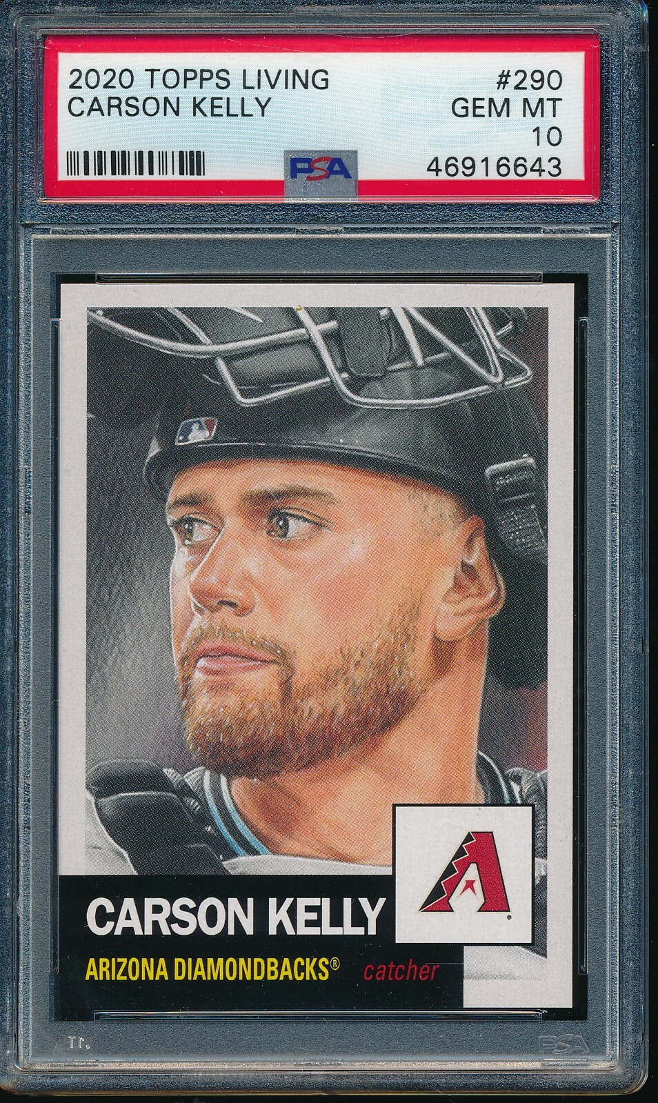 2020 Topps Living Set #290 Carson Kelly PSA 10 Gem Mint SP Short Print ...