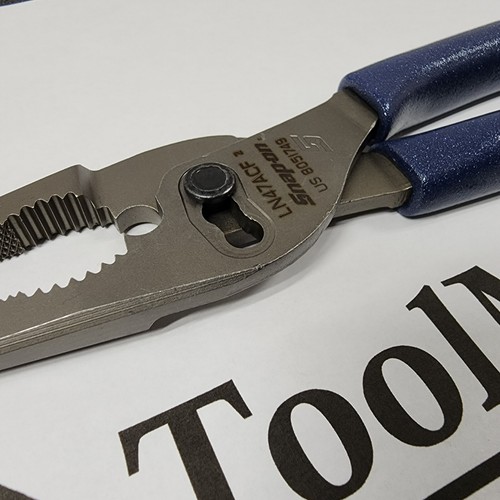 Snap-on Tools USA NEW POWER BLUE Talon Grip Long Nose Slip Joint Pliers LN47ACF  - Bild 3 von 14