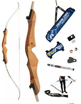 Core Holz Recurve Jugendbogen Paket. 54'' RH, 14 Pfund, brandneu kostenlose Lieferung