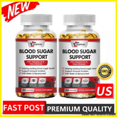 Blood Sugar Support 120 Caps-Maintain Blood Sugar Health Support Immune Function
