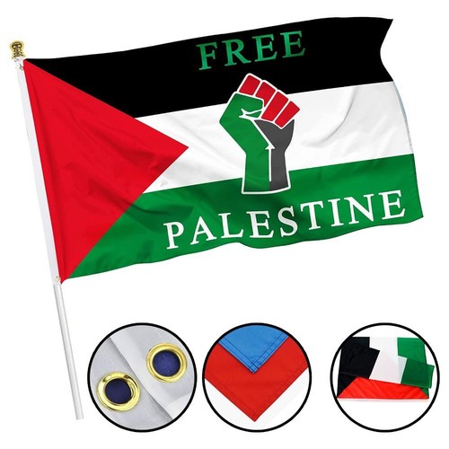 Polyester Drapeau Palestine Gratuit Décoration extérieure - Foto 5 di 7