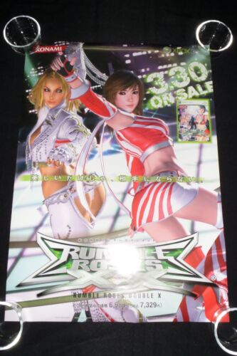 Rumble Roses Double X XX Promo Store Retail B2 Double Sided Poster XBOX 360 - Picture 5 of 8