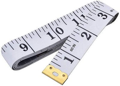 Compact Soft Vinyl Tape Measure 60-Inch - Ideal for Sewing & Body Measurement