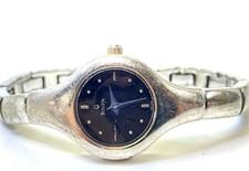 Bulova C870252 Analog Black Dial Silver Tone Women's Watch 27g