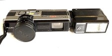 Pocket Fujica 350 Zoom Film Camera With Flash And Camera Bag