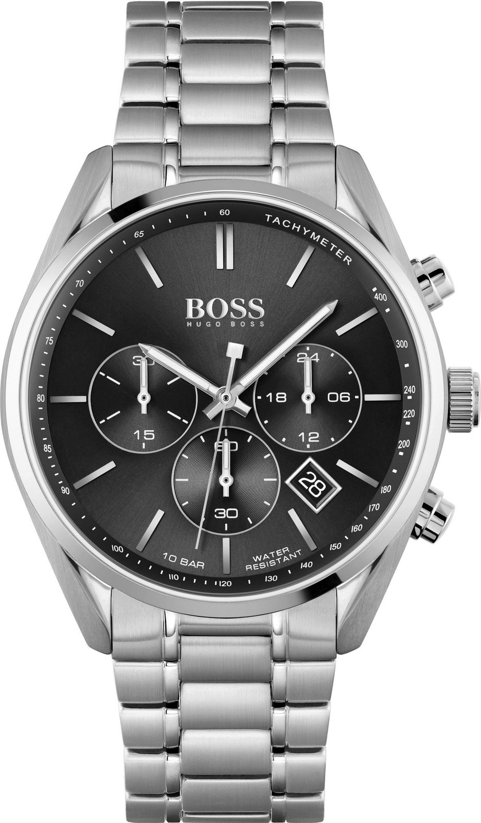 Hugo Boss Uomo Argento Orologio Da 1513871 Champion Cronografo - Immagine 3