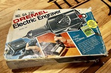 Dremel Electric Engraver Model 290 w/ Carbide Tip Manual GA236 Vintage