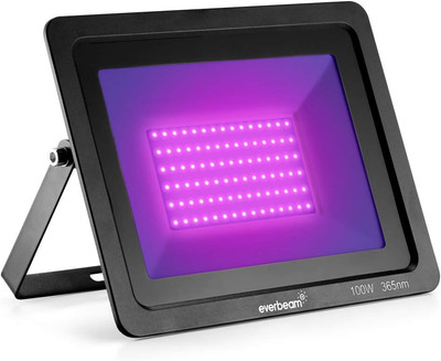 Everbeam 365nm 100W UV LED Black Light - High Performance 