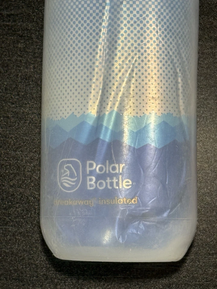 Polar Bottle Breakaway Insulated Water Bottle 20oz – Blue/White – BPA-Free USA - Image 4 of 4