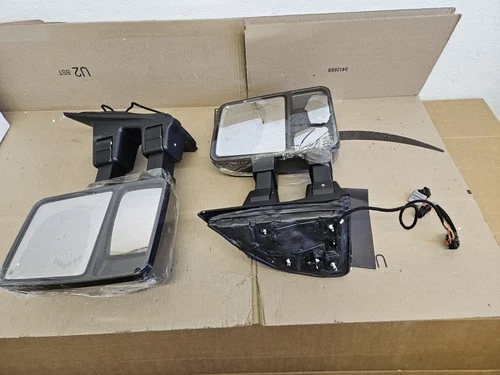 Used Tow Mirrors For 1999-2016 Ford F250 F350 F450 Super Duty W/ LED Signal