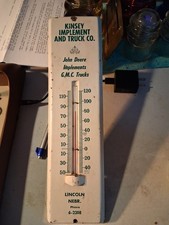 Vintage GMC and John Deere Thermometer