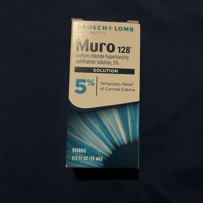 Bausch + Lomb Muro 128 5% Ophthalmic Solution - 0.5oz
