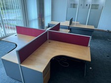 Complete Office Set Up - 8 desks, under desk filers & dividers - HOT DEAL - £299