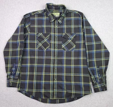 Dixxon Flannel Co. Shirt Infectious Grooves Long Sleeve Men XL Black Blue Yellow