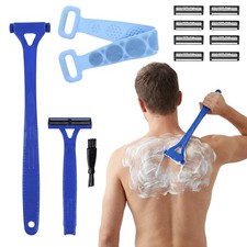 Back Shaver for Men, DIY Hair Removal Body One size fits all, Blue