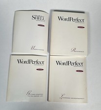 Vintage WordPerfect DOS 6.0 Manuals User Guide Reference Book Lot 1993