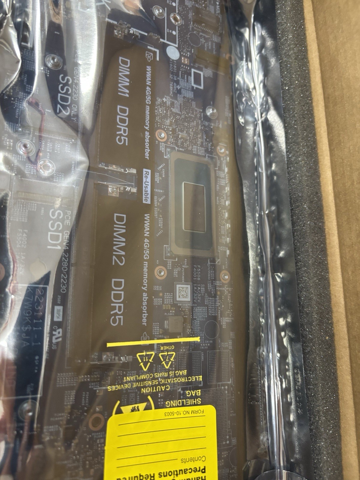 Dell X4KMG Latitude 5550 Laptop Motherboard Intel Core Ultra 7