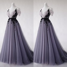 Lalic Wedding Dresses Off The Shoulder Lace Applique Sweep Train Bridal Gowns