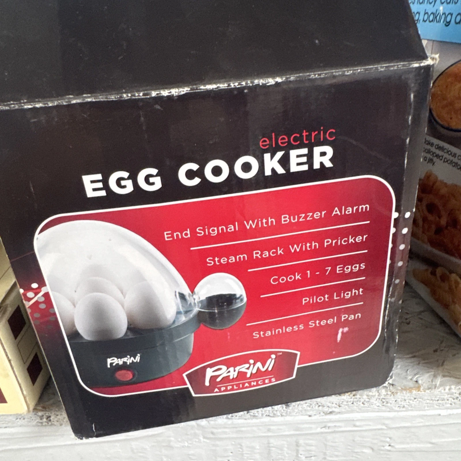 Parini Electric Egg Cooker Perfect for Hard Boiled Eggs Deviled Eggs
Opens in a new window or tab