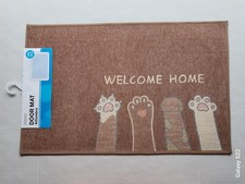 Essential Living Paws 'Welcome Home' Light Brown Door Mat - 19.7" in x 31.5" in