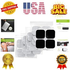 TENS Unit Pads Electrode Patches with Upgraded Self-Stick Performance and Ski...