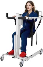Electric Foldable Patient Lift Transfer Chair for Home Adjustable Wheelchair