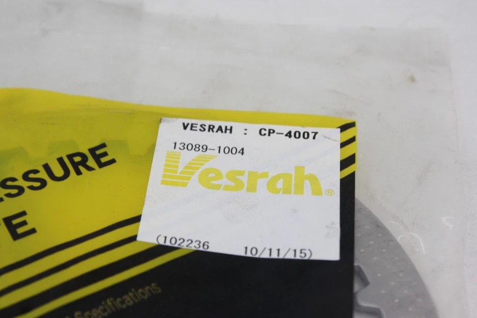 JUEGO DE 6 PLACAS DE PRESIÓN DE ACERO EMBRAGUE VESRAH NUEVO DE LOTE PARA 99-01 KAWASAKI NINJA ZX6R Foto 2 de 4