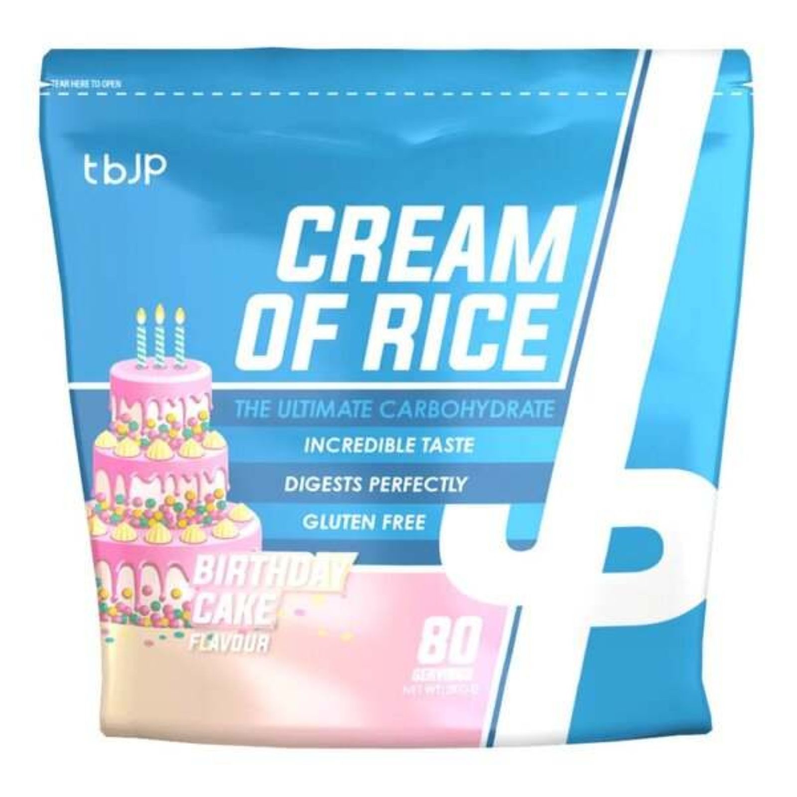 TRAINED BY JP CREAM OF RICE LOW FAT LOW SUGAR 2KG BIRTHDAY CAKE