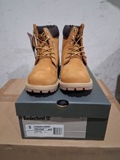 Timberland 6-in Premium Wheat Nubuck Boots Junior 5 TB012909